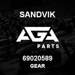 69020589 Sandvik GEAR | AGA Parts