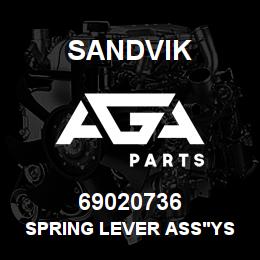 69020736 Sandvik SPRING LEVER ASS'YS | AGA Parts