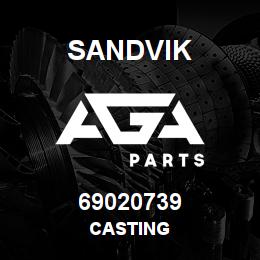 69020739 Sandvik CASTING | AGA Parts