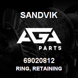 69020812 Sandvik RING, RETAINING | AGA Parts