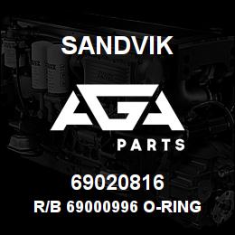 69020816 Sandvik R/B 69000996 O-RING RB | AGA Parts