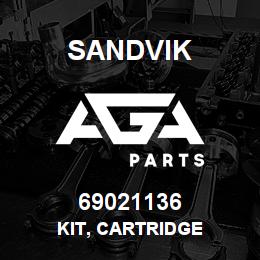 69021136 Sandvik KIT, CARTRIDGE | AGA Parts