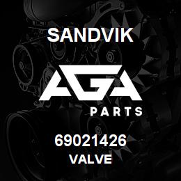 69021426 Sandvik VALVE | AGA Parts