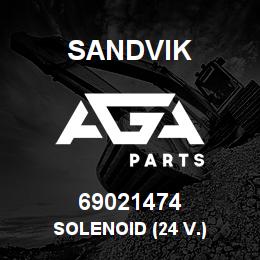 69021474 Sandvik SOLENOID (24 V.) | AGA Parts