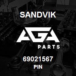69021567 Sandvik PIN | AGA Parts
