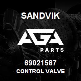 69021587 Sandvik CONTROL VALVE | AGA Parts