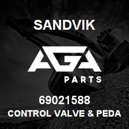 69021588 Sandvik CONTROL VALVE & PEDAL | AGA Parts