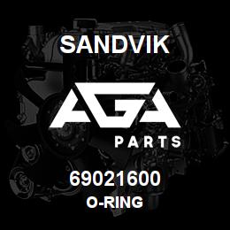 69021600 Sandvik O-RING | AGA Parts