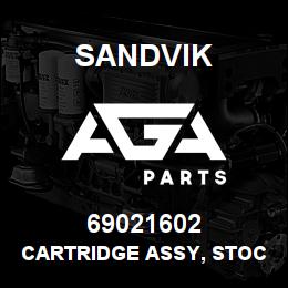 69021602 Sandvik CARTRIDGE ASSY, STOCKOUT T-TEXT | AGA Parts