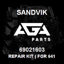 69021603 Sandvik REPAIR KIT ( FOR 64118023) | AGA Parts