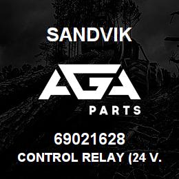 69021628 Sandvik CONTROL RELAY (24 V.AC COIL) | AGA Parts