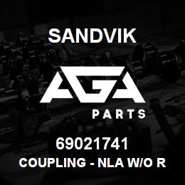 69021741 Sandvik COUPLING - NLA W/O R/B 19/07/07 | AGA Parts