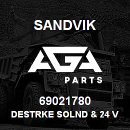 69021780 Sandvik DESTRKE SOLND & 24 V. COIL SOLND-OBSOL | AGA Parts
