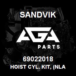 69022018 Sandvik HOIST CYL. KIT, (NLA) | AGA Parts