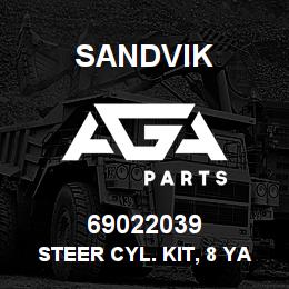 69022039 Sandvik STEER CYL. KIT, 8 YARD (NLA) | AGA Parts