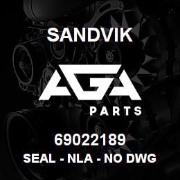 69022189 Sandvik SEAL - NLA - NO DWG - 19/07/07 | AGA Parts