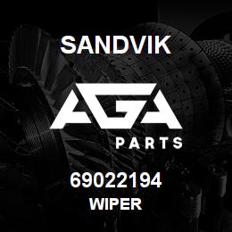 69022194 Sandvik WIPER | AGA Parts