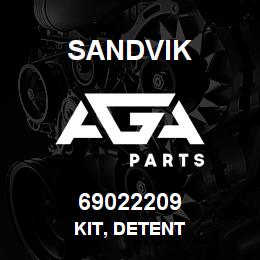 69022209 Sandvik KIT, DETENT | AGA Parts
