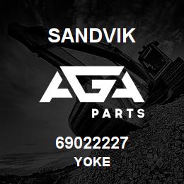 69022227 Sandvik YOKE | AGA Parts