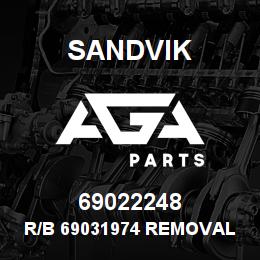69022248 Sandvik R/B 69031974 REMOVAL TOOL RB | AGA Parts