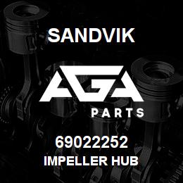69022252 Sandvik IMPELLER HUB | AGA Parts
