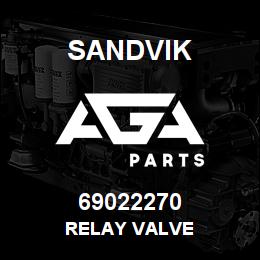 69022270 Sandvik RELAY VALVE | AGA Parts