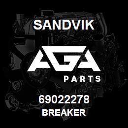 69022278 Sandvik BREAKER | AGA Parts