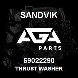 69022290 Sandvik THRUST WASHER | AGA Parts