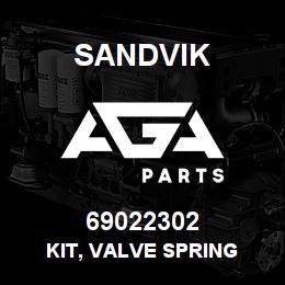 69022302 Sandvik KIT, VALVE SPRING | AGA Parts