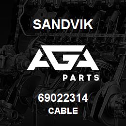69022314 Sandvik CABLE | AGA Parts