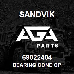 69022404 Sandvik BEARING CONE OP | AGA Parts