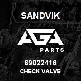69022416 Sandvik CHECK VALVE | AGA Parts