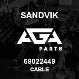 69022449 Sandvik CABLE | AGA Parts