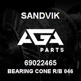 69022465 Sandvik BEARING CONE R/B 04698832 RB | AGA Parts
