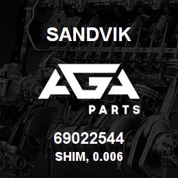 69022544 Sandvik SHIM, 0.006 | AGA Parts