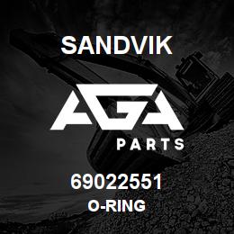 69022551 Sandvik O-RING | AGA Parts