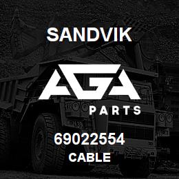 69022554 Sandvik CABLE | AGA Parts