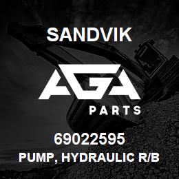 69022595 Sandvik PUMP, HYDRAULIC R/B 64105929 RB | AGA Parts