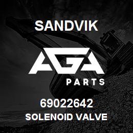 69022642 Sandvik SOLENOID VALVE | AGA Parts