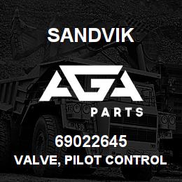 69022645 Sandvik VALVE, PILOT CONTROL | AGA Parts
