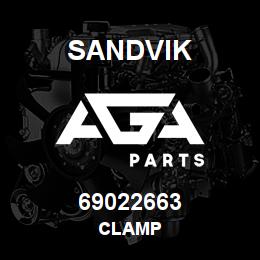 69022663 Sandvik CLAMP | AGA Parts