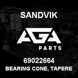 69022664 Sandvik BEARING CONE, TAPERED ROLLER | AGA Parts