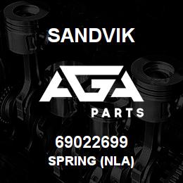 69022699 Sandvik SPRING (NLA) | AGA Parts