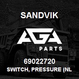 69022720 Sandvik SWITCH, PRESSURE (NLA) | AGA Parts