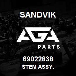 69022838 Sandvik STEM ASSY. | AGA Parts