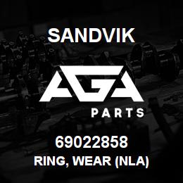 69022858 Sandvik RING, WEAR (NLA) | AGA Parts