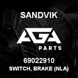 69022910 Sandvik SWITCH, BRAKE (NLA) | AGA Parts