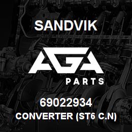 69022934 Sandvik CONVERTER (ST6 C.N) | AGA Parts