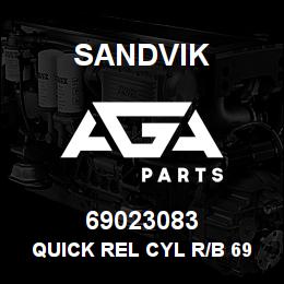 69023083 Sandvik QUICK REL CYL R/B 69043446 TTEXT RB | AGA Parts