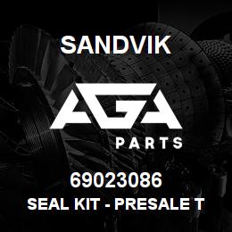 69023086 Sandvik SEAL KIT - PRESALE T-TEXT | AGA Parts